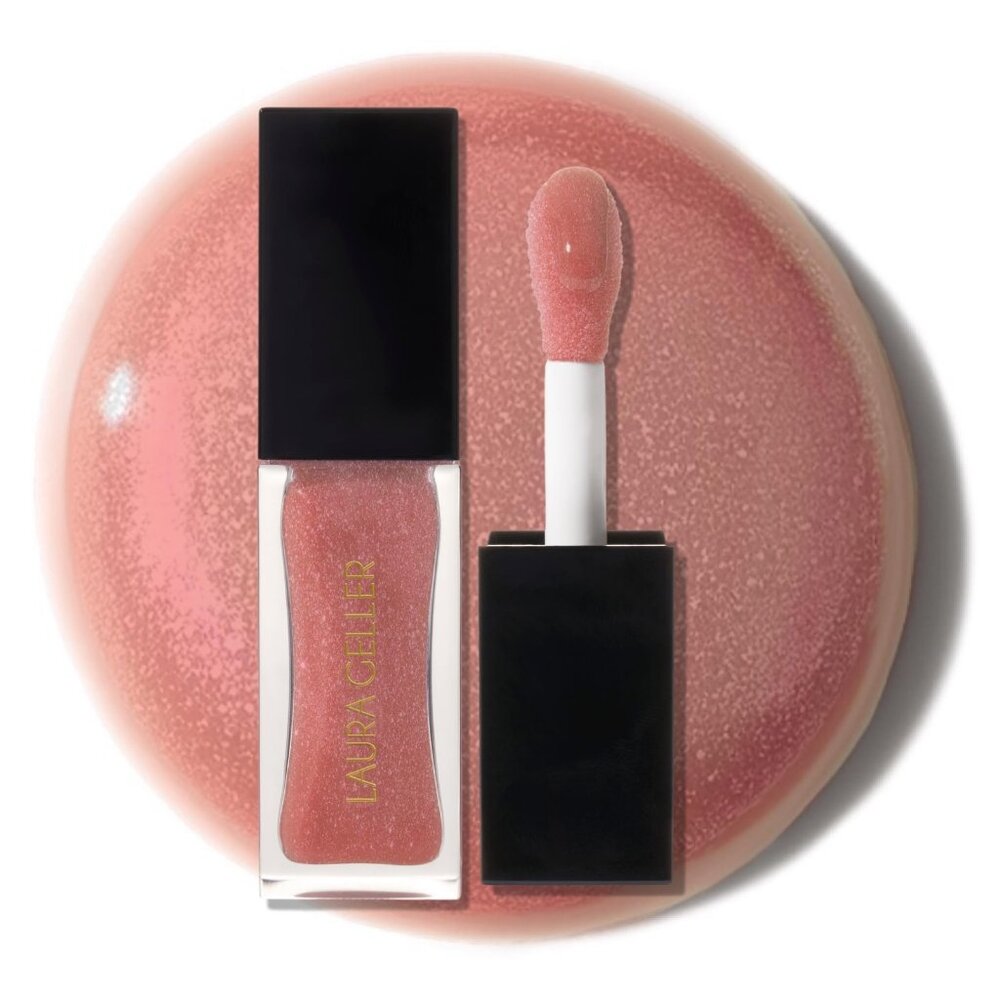 LAURA GELLER NEW YORK Fine Shine Glossy Lip Oil Mauve Along Shimmer Lip Gloss